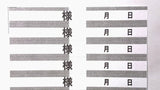 D型様タック　上下ライン入